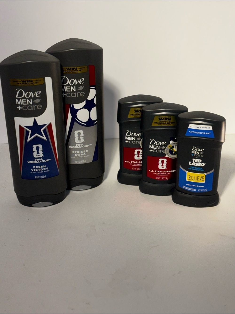 Dove Men’s Plus Care Deo Bodywash Assorted Bundle-New